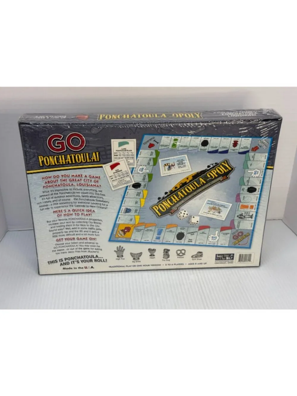 Ponchatoula-opoly  Opoly Monopoly Board Game for Ponchatoula, Louisiana NEW